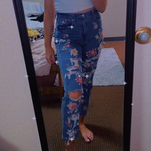 American Eagle mom jeans